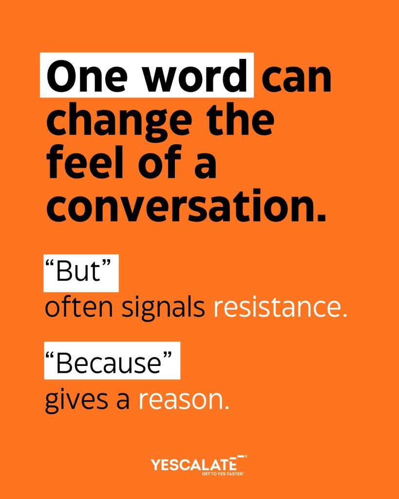 Because Beats But. Give a reason why to maximum engagement.